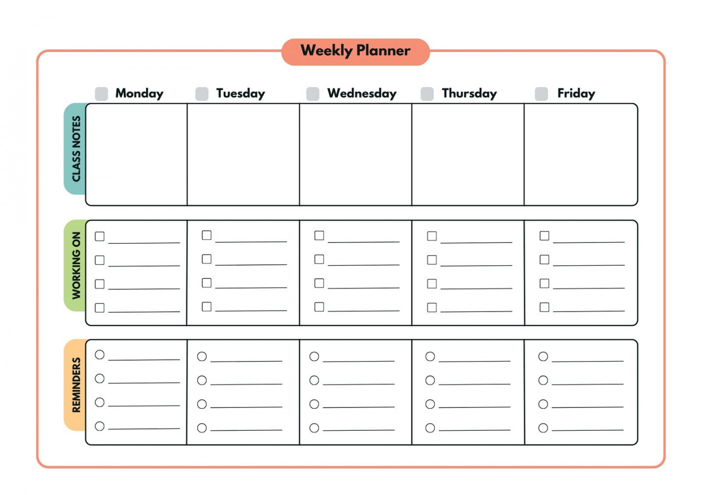 Customize + Student Planner Templates Online - Canva