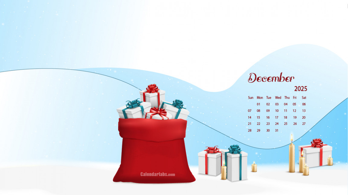 December  Desktop Wallpaper Calendar - CalendarLabs