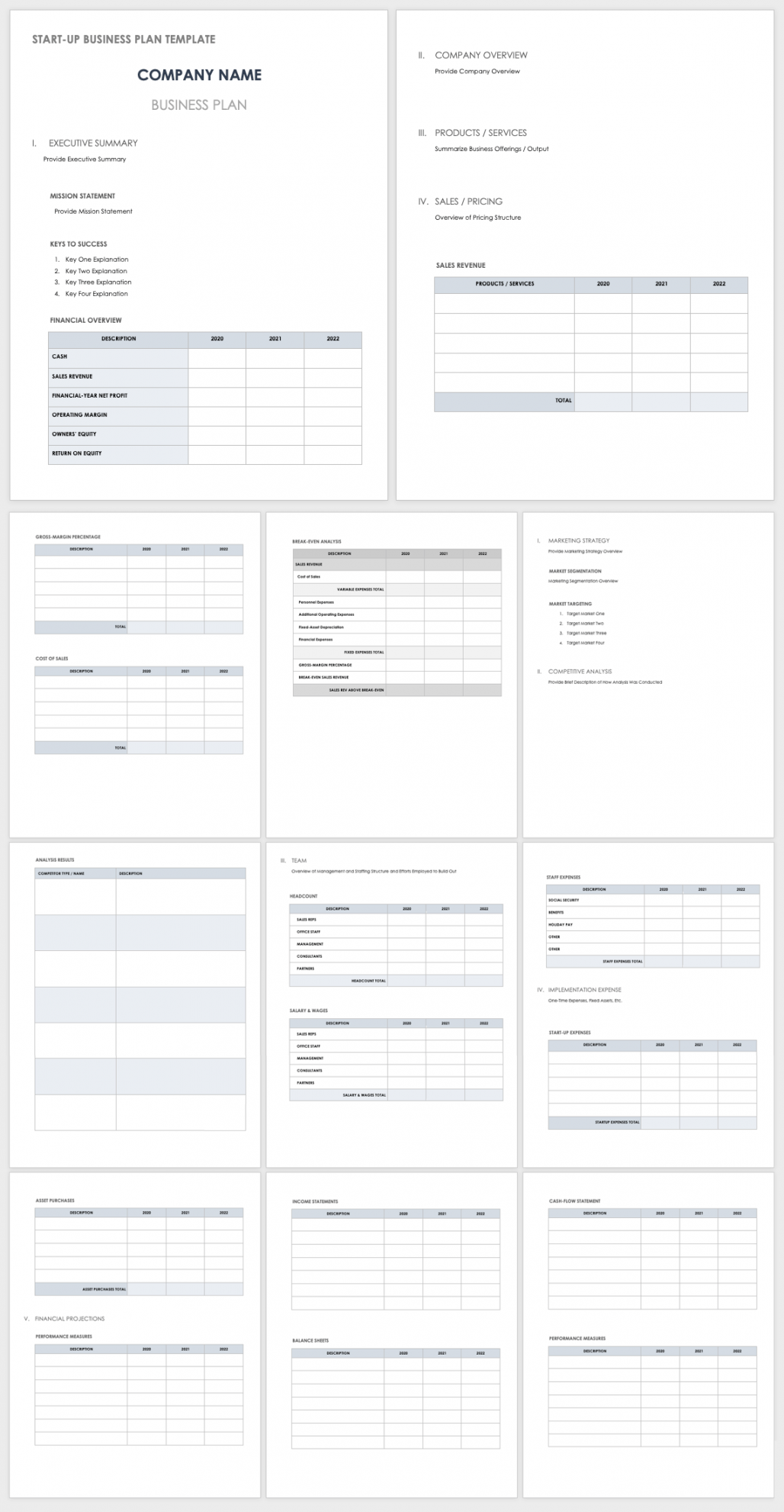 Free Business Templates  Smartsheet