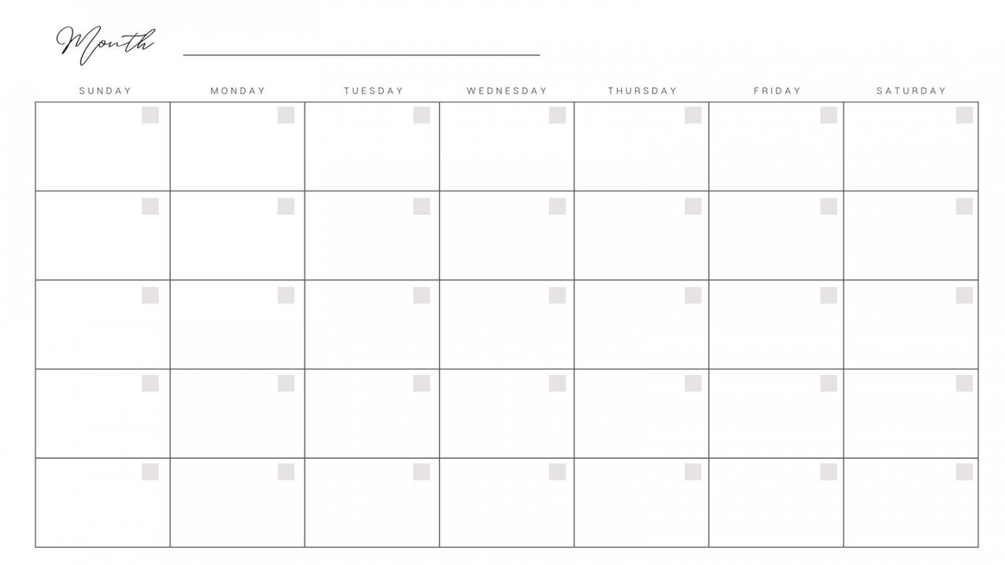 Free, printable, customizable monthly calendar templates  Canva