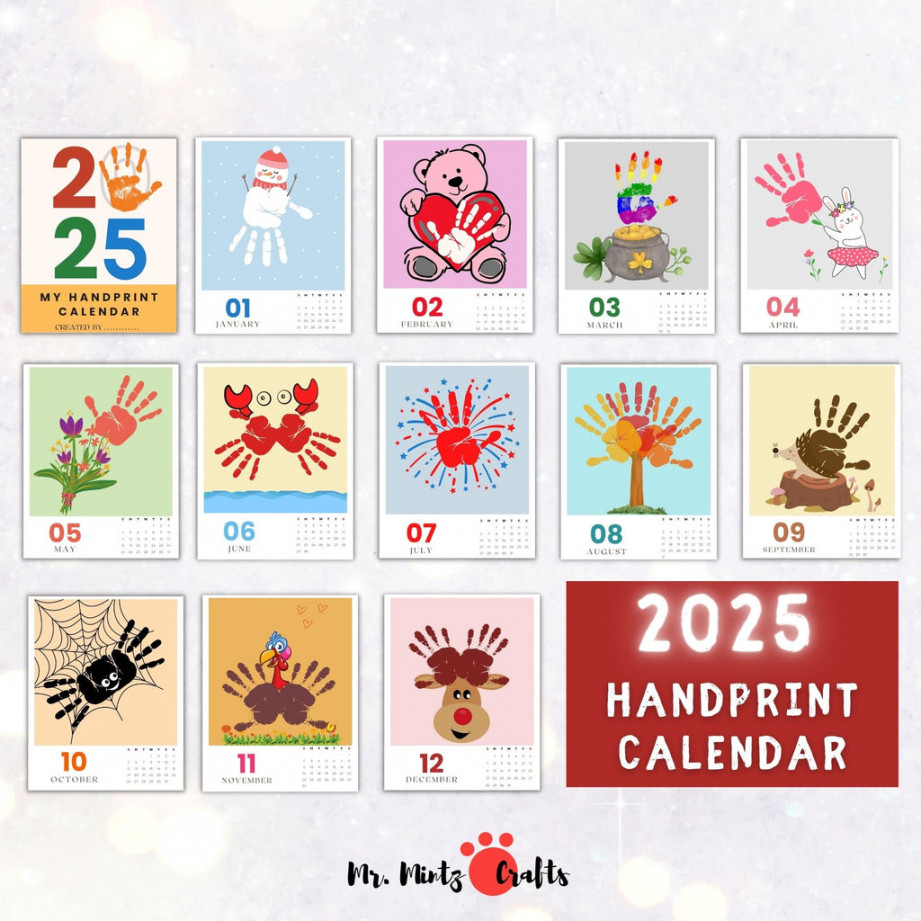 Handprint Calendar