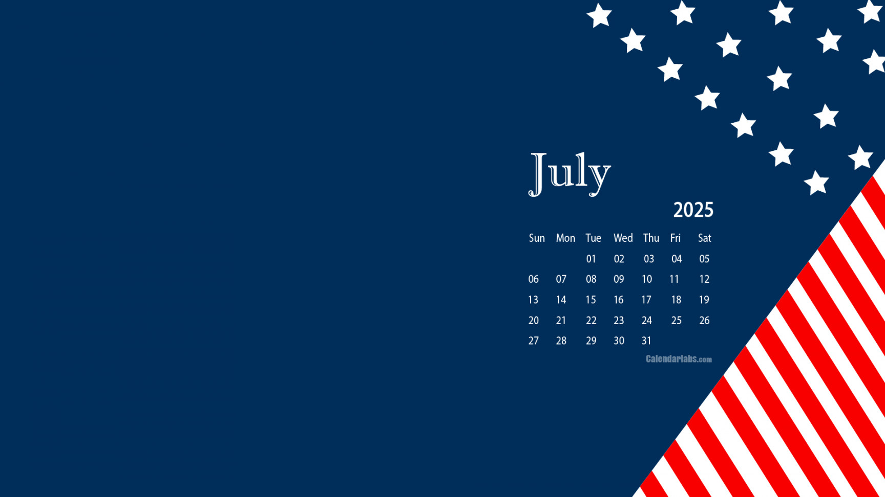 July  Desktop Wallpaper Calendar - CalendarLabs