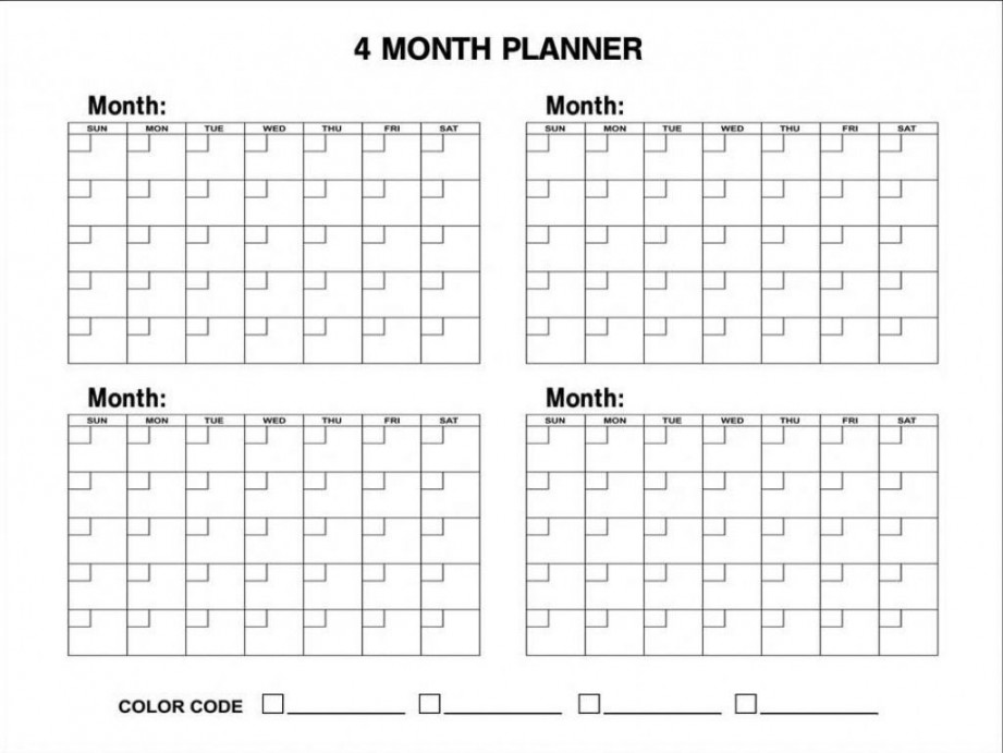 Month Free Calendar Template – Printable Blank Calendar Template