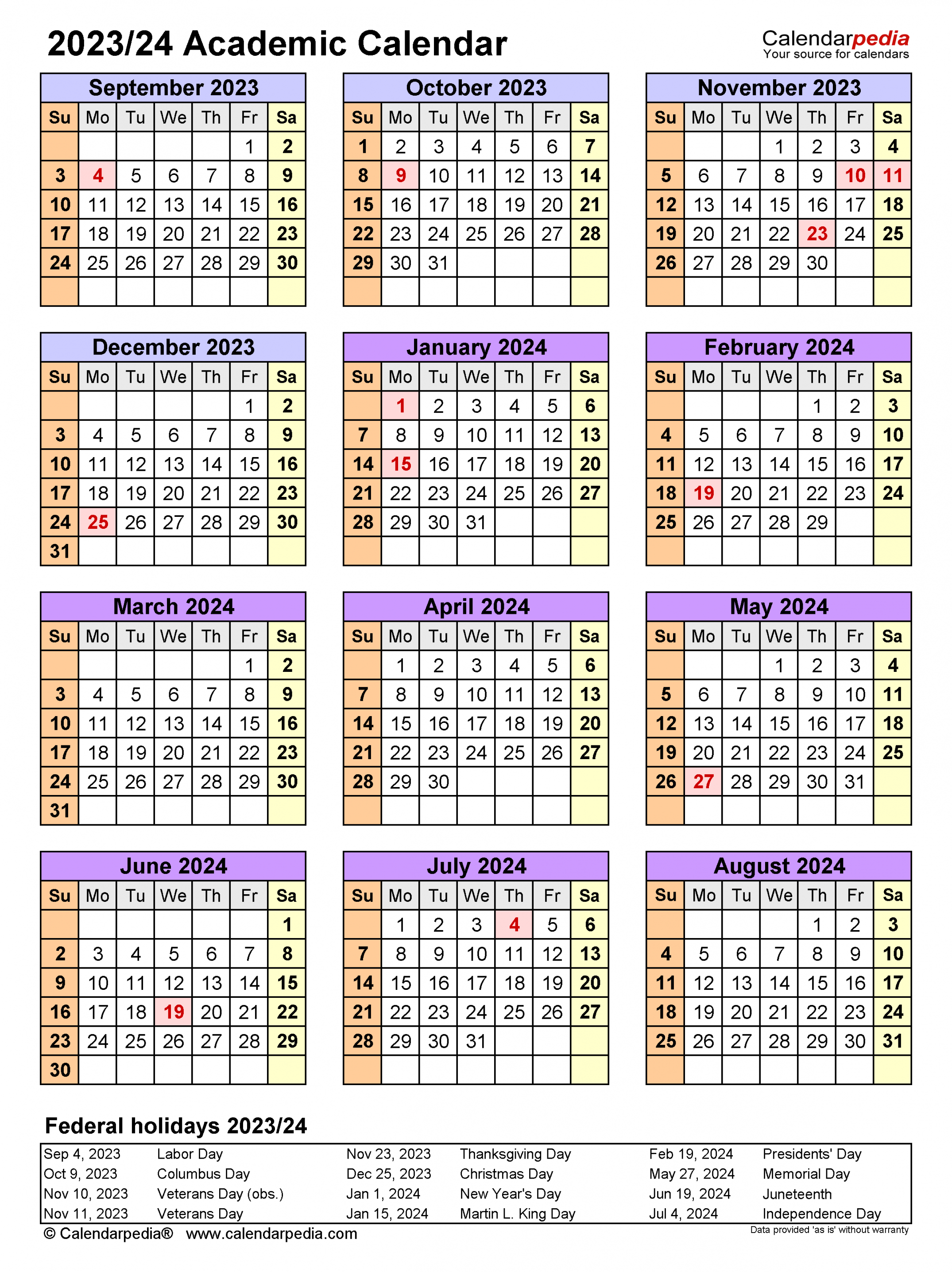 Nova Southeastern Academic Calendar - Printable Lifestyle