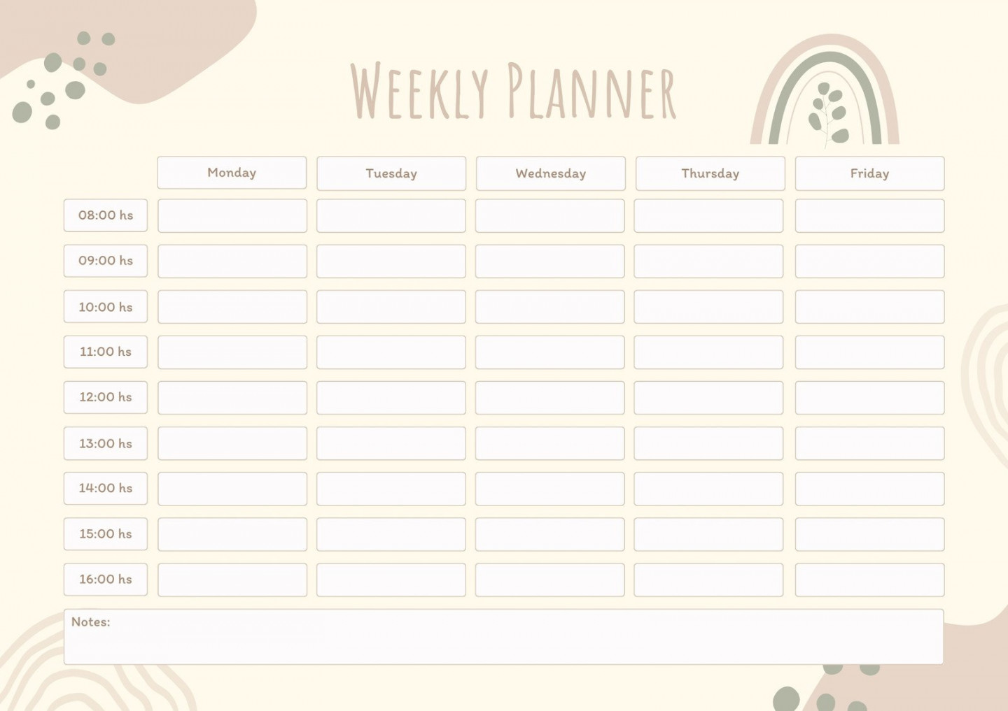 Page  - Free printable class schedule templates to customize  Canva