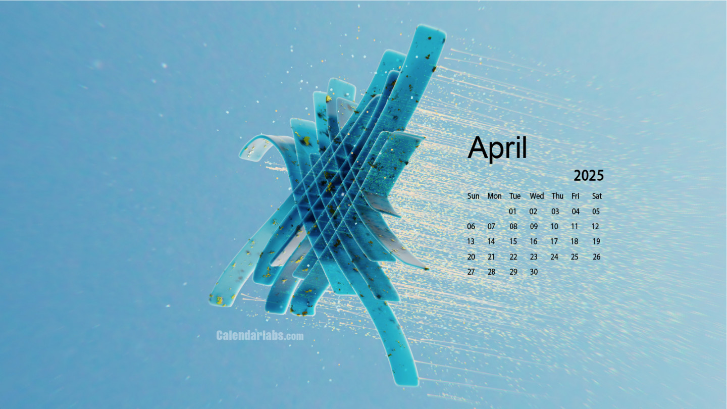 April  Desktop Wallpaper Calendar - CalendarLabs