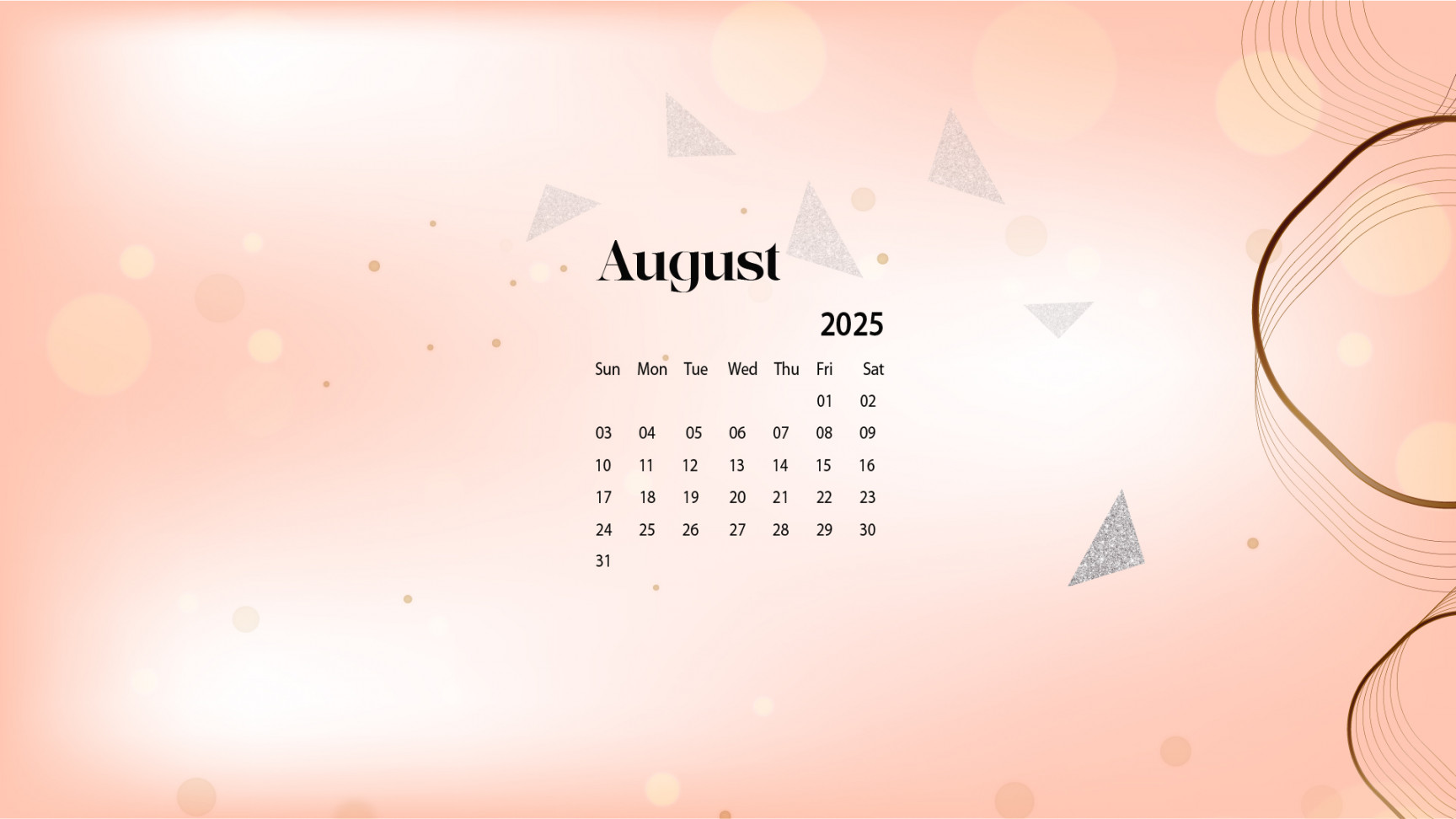 August  Desktop Wallpaper Calendar - CalendarLabs