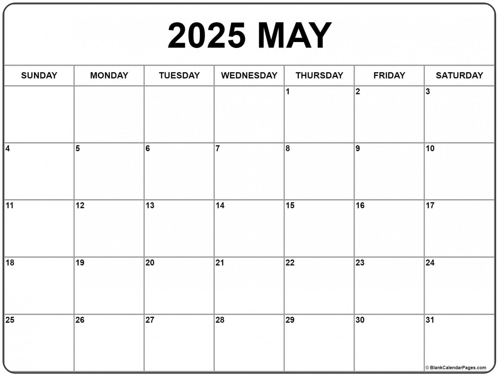 May  calendar  free printable calendars