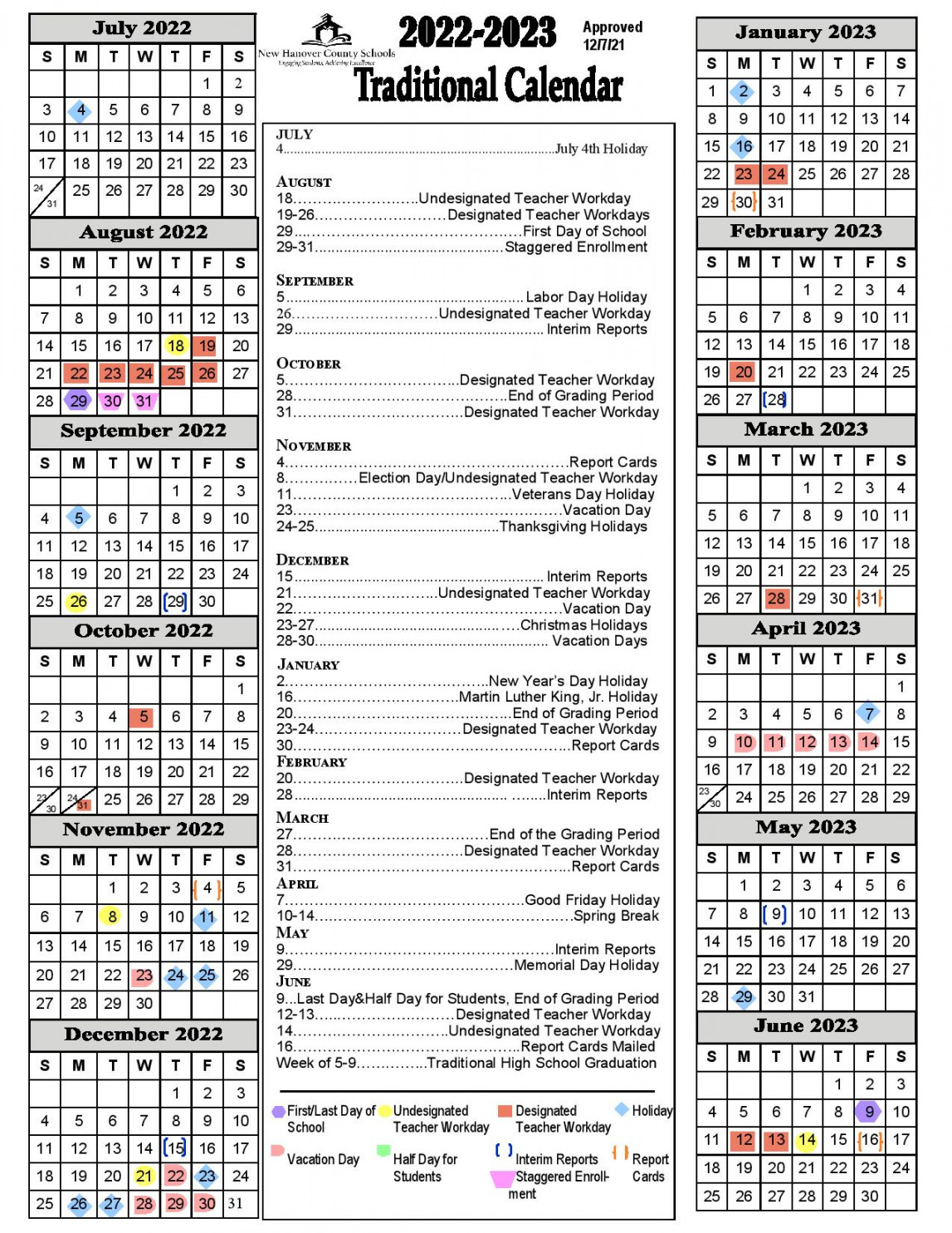 New Hanover County Library Calendar