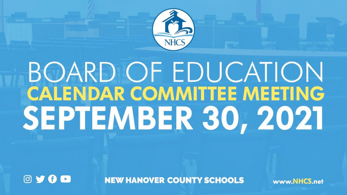 NHCS - Calendar Committee Meeting  September ,